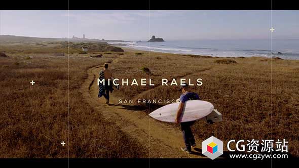 AE模板-优雅史诗沉默忧伤文字视频开场片头 Silence Opening Titles