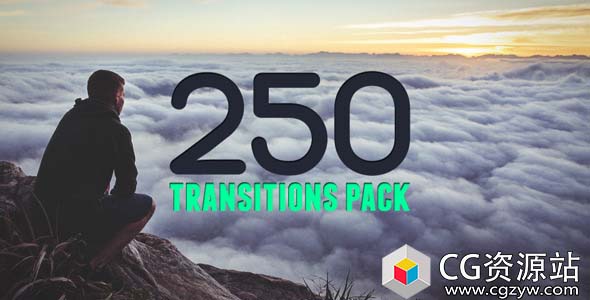 AE模板-250组图形动画视频转场过渡转换包