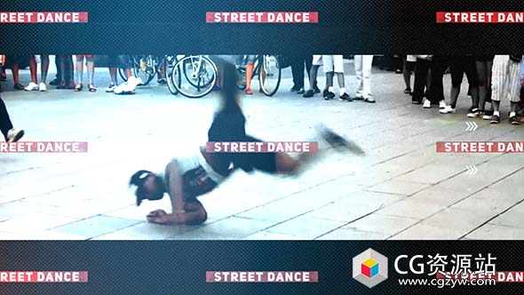 AE模板-时尚街头舞蹈比赛城市旅游宣传片头Street Dance Opener