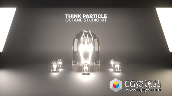 C4D预设-OC渲染器预设工具包Think Particle – Octane Studio Kit V1.3+使用教程