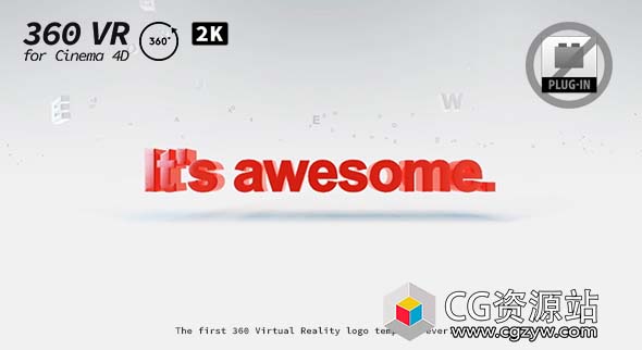 AE模板+C4D虚拟全景视频场景制作工具包 360 VR for Cinema 4D