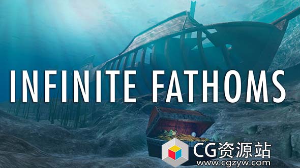 Cinema 4D虚拟水下3D环境预设Infinite Fathoms v1.1