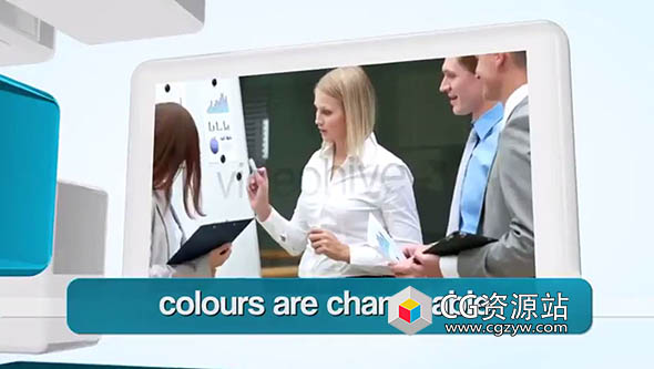 AE模板-时尚企业幻灯片商务合作视频宣传片头 Stylish Corporate Slideshow