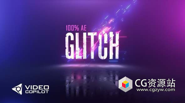 AE制作信号损坏故障特效教程165期 Colorful Glitch FX