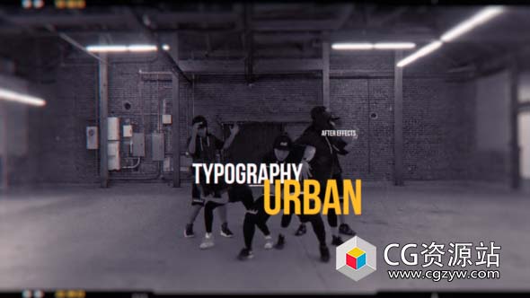 AE模板-快速标题介绍城市宣传图文幻灯片urban-opener