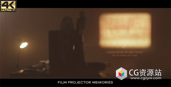 AE模板-复古记忆电影放映机回忆视频片头 Vintage Memories – Film