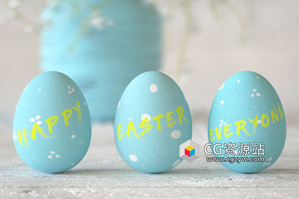 Cinema 4D和Octane – 彩绘复活节彩蛋教程Cinema 4D and Octane – Painted Easter Eggs Tutorial