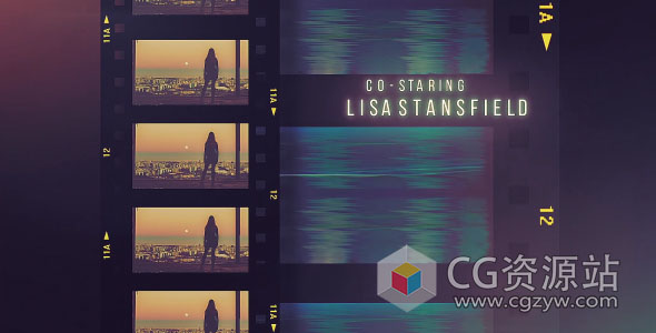 AE模板-胶卷电影片头视频剪辑 Film Titles Opener