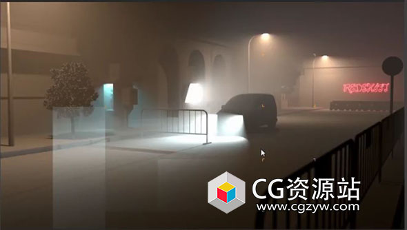 C4D中Redshift GPU渲染器灯光渲染教程