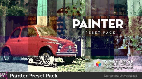 AE预设-20组抽象数字艺术风格化视觉调色