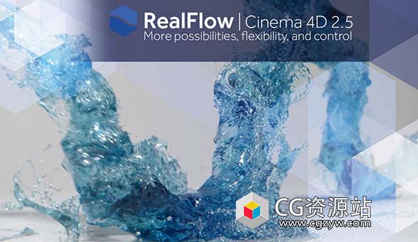 C4D流体动力学模拟插件破解版 NextLimit RealFlow 2.5.3 Mac