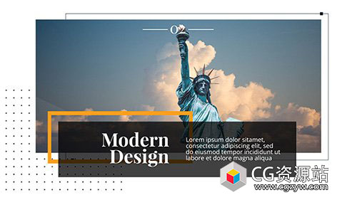 AE模板-大气现代企业宣传片包装片头动画Modern & Clean Presentation