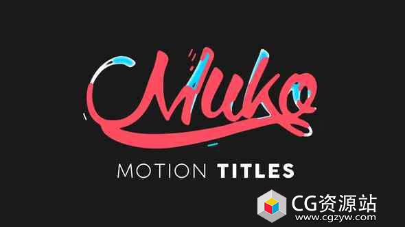 AE模板-85组文字特效标题创意卡通手绘烟雾液体MG动画-图片1