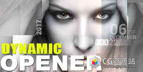 AE模板-动态事件快速时尚视频宣传片开场 Fashion Promo