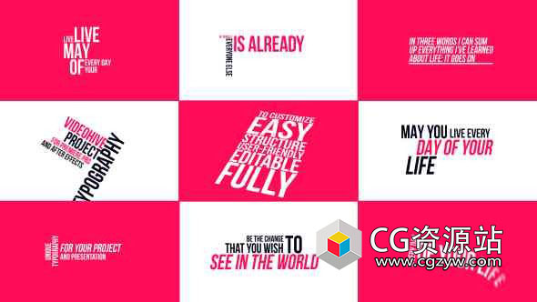 Premiere预设+AE模板-动感文字标题排版动画Essential Kinetic Titles Premiere Pro & AE.rar