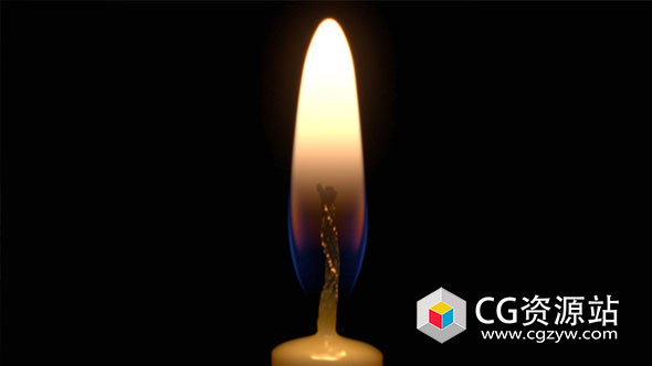 C4D蜡烛动态火焰教程Cinema 4D – Realistic Candle with Dynamic Flame Tutorial