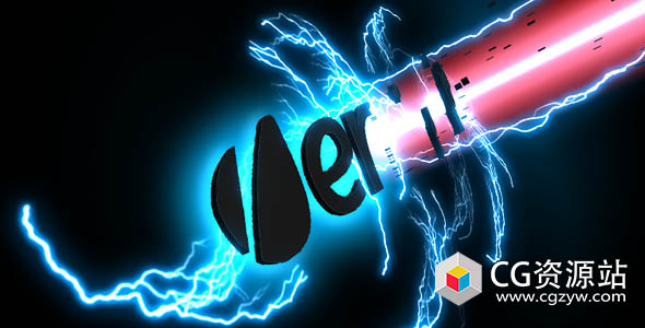 AE模板-电能标志电流冲击能量Logo动画 Electric Energy Logo