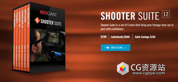 红巨星镜头修复套装 Red Giant Shooter Suite 13.1.6 Win/Mac