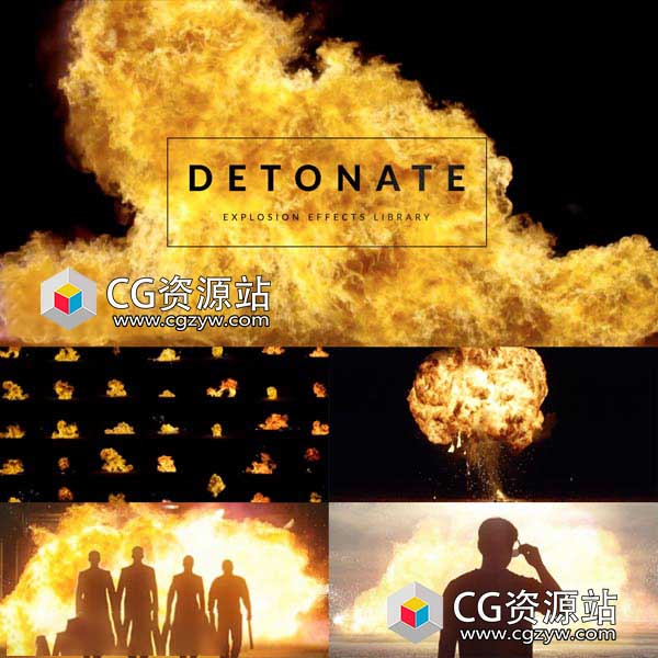 59组火焰爆炸4K特效合成视频素材