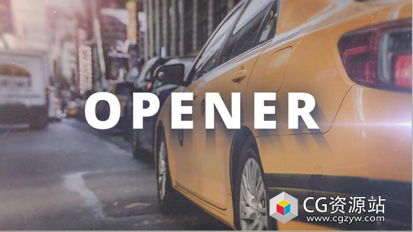 AE模板-快速标志文字图片开场片头 Fast Logo Opener