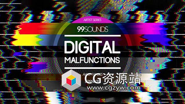 350个数字故障数字噪声影响音效库WAV无损音效