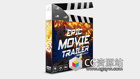 360个高质量史诗电影预告片WAV无损音效库