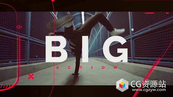 AE模板-拼贴活力城市幻灯片开场 Slideshow