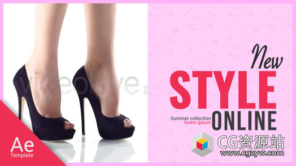 AE模板-时尚商品社交媒体促销宣传包装 Fashion Sale