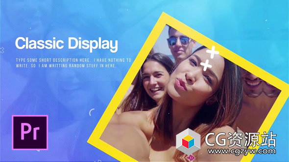 Pr模板-经典商业企业设计时尚视频相册包装片头 Travel Story