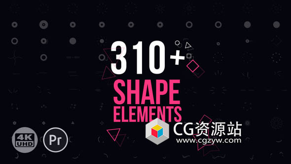 Premiere预设-310组MG动画图形元素转场PR预设