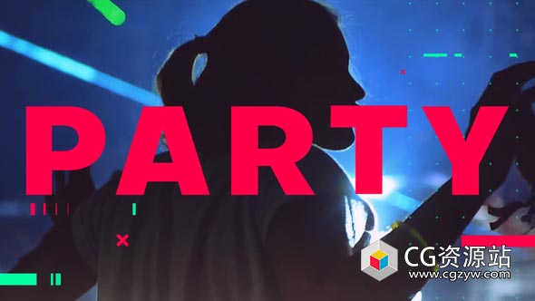 AE模板-海滩派对音乐会视频宣传包装 Music Party
