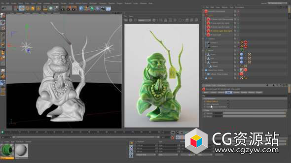 C4D精品教程-Xpresso表达式/RS渲染器/布料模拟/材质变形过渡Patreon Merkvilson C4D tutorials