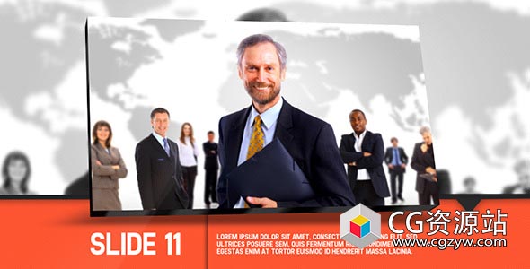 AE模板-商业幻灯片公司企业包装片头 In Business Slideshow