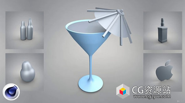 C4D样条线建模基础教程 Udemy – 3D Modeling：Spline Modeling Fundamentals in CINEMA 4D