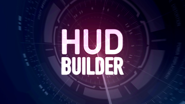 AE模板-高科技HUD生成元素制作工具包 HUD Builder