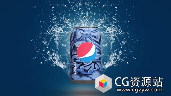 百事可乐广告OC渲染器C4D教程