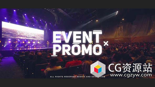 AE模板-艺术节介绍研讨会活动宣传片头 Event Promo