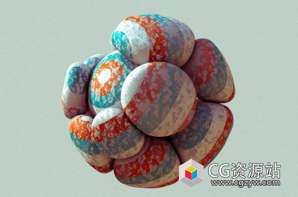 使用柔体动力学创建一个有机抽象对象C4D教程 SkillShare – Create an Organic Abstract Form Using Soft Body Dynamics