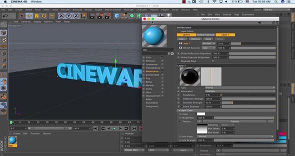 AE桥接C4D教程 Cinema 4D : Cineware in After Effect