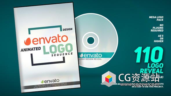 AE模板-110组公司企业标志Logo片头110 Logo Pack
