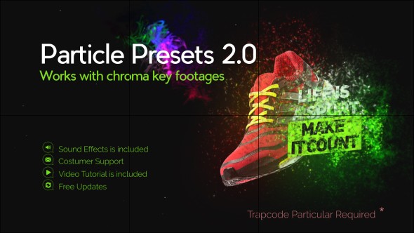 AE模板-灰尘烟雾粒子汇聚散开预设-Particle PresetsParticle Presets 1.0