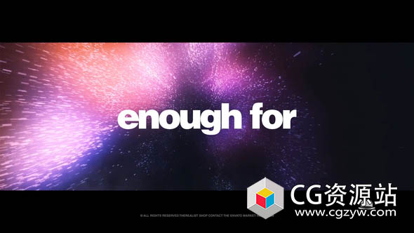 AE模板-文本标题排版视频快闪开场片头 Typography