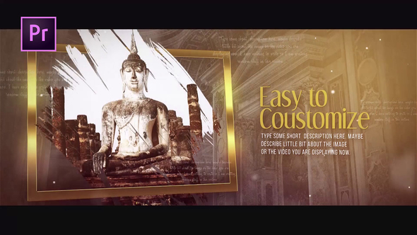 PR模板-电影纪录片历史照片时间线片头 Journey to History