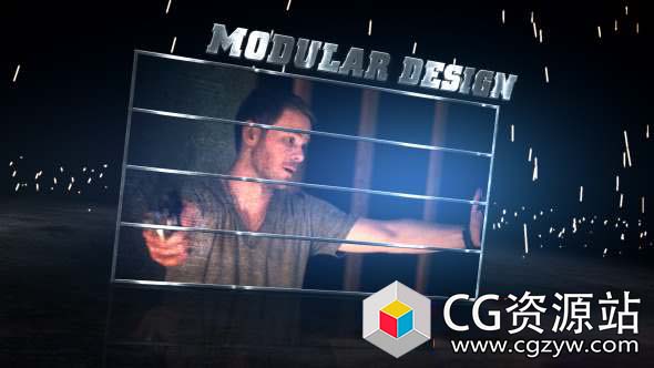 AE模板-冒险电影预告片钢铁火星视频宣传片头 Maximum Impact