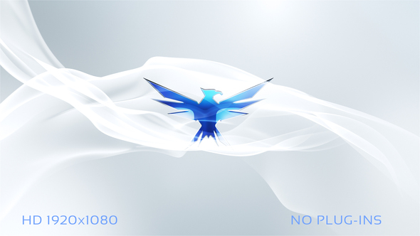 AE模板-明亮干净企业标志简洁Logo动画 Clean Logo Reveal