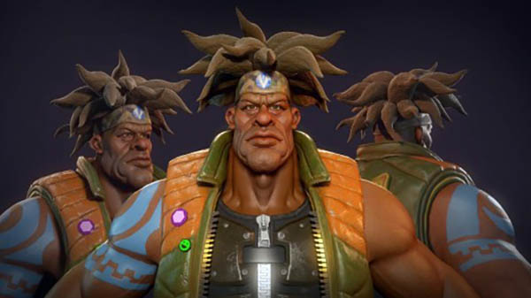 Zbrush大师级高端游戏角色模型制作视频教程