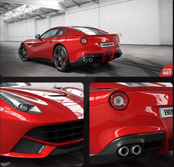 高精度汽车3D模型 Evermotion – HDModels Cars Vol.6