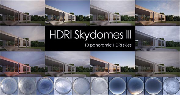 HDR高动态天空贴图 VIZPARK HDRI Skydomes III