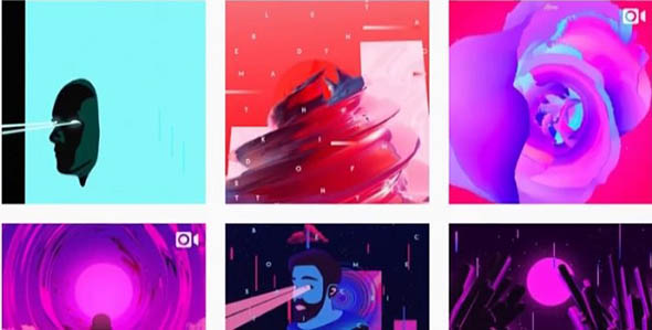 C4D+PS制作艺术海报教程 Skillshare – Create a Vivid Iridescent Artwork Using Cinema 4D and Photoshop