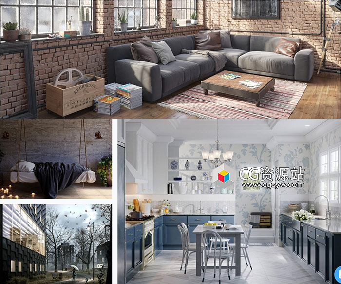 真实扫描金属/大理石/布料/砖块/PBR材质纹理贴图Poliigon Textures合集-图片2